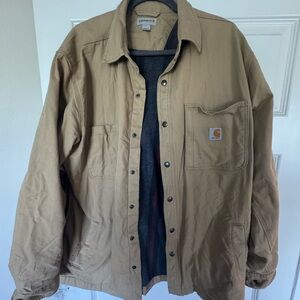 Carhartt Men's Khaki Shirt Jacket